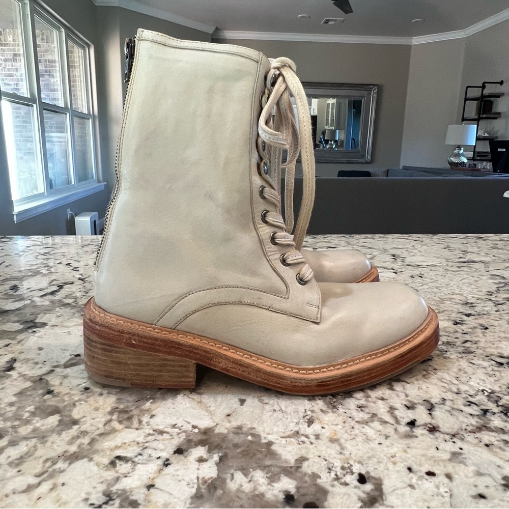 NWT $178 Free People Sante Fe Lace-up Boot 39 = USA 9 - Picture 9 of 16